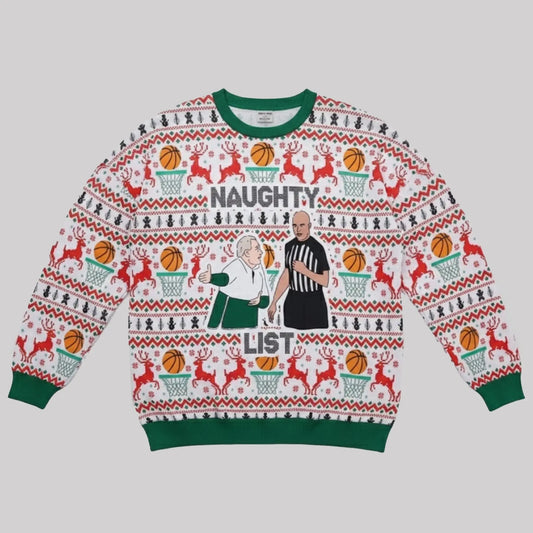 Tom Izzo Naughty List Ugly Sweater