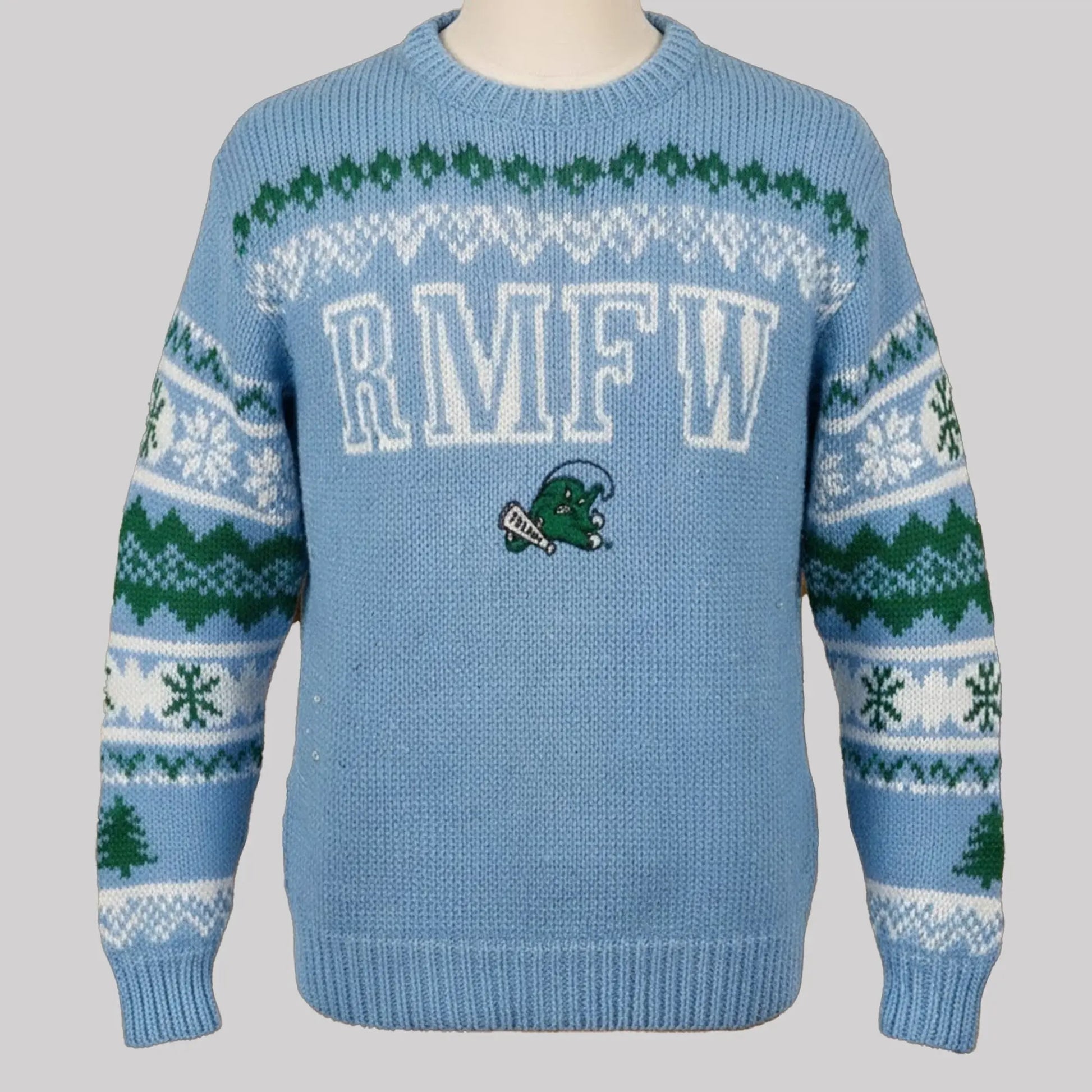 Tulane Coach Jon Sumrall RMFW Ugly Sweater   theclothingtribe