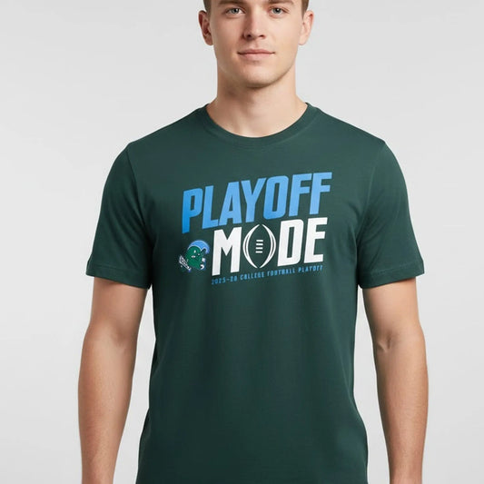 Tulane Green Wave Playoff Mode 2025 26 College Football Playoff Shirt