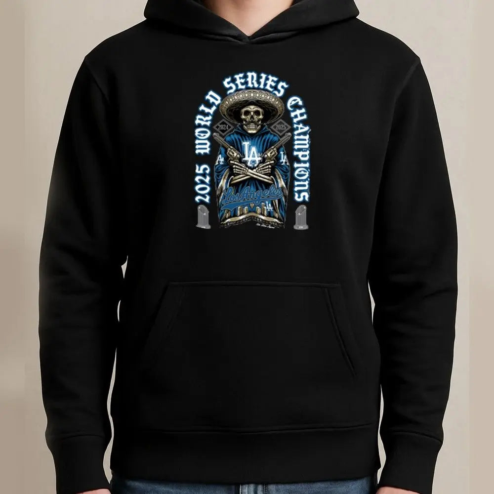 LA Dodgers Back 2 Back World Series Champions Skullcap Shirt theclothingtribe