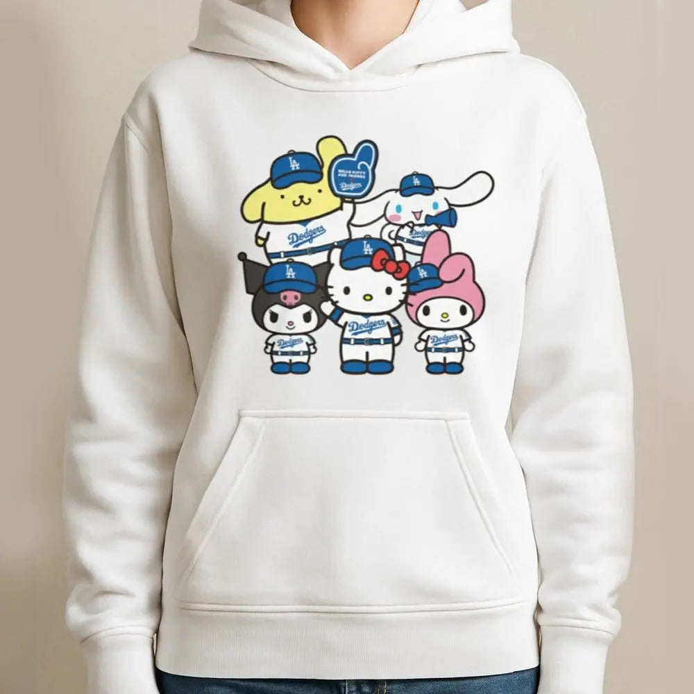 Hello Kitty x Dodgers World Series 2025 Win Shirt theclothingtribe