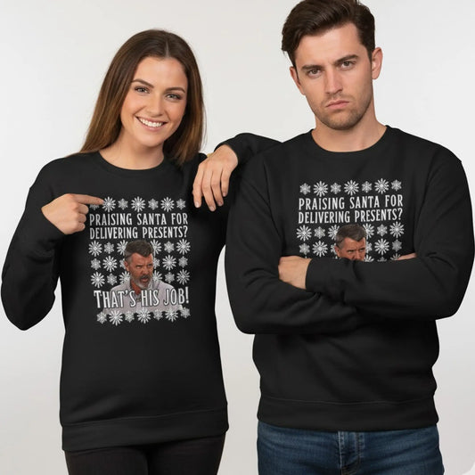 Wayne Rooney Roy Keane Thats His Job Christmas Sweatshirt