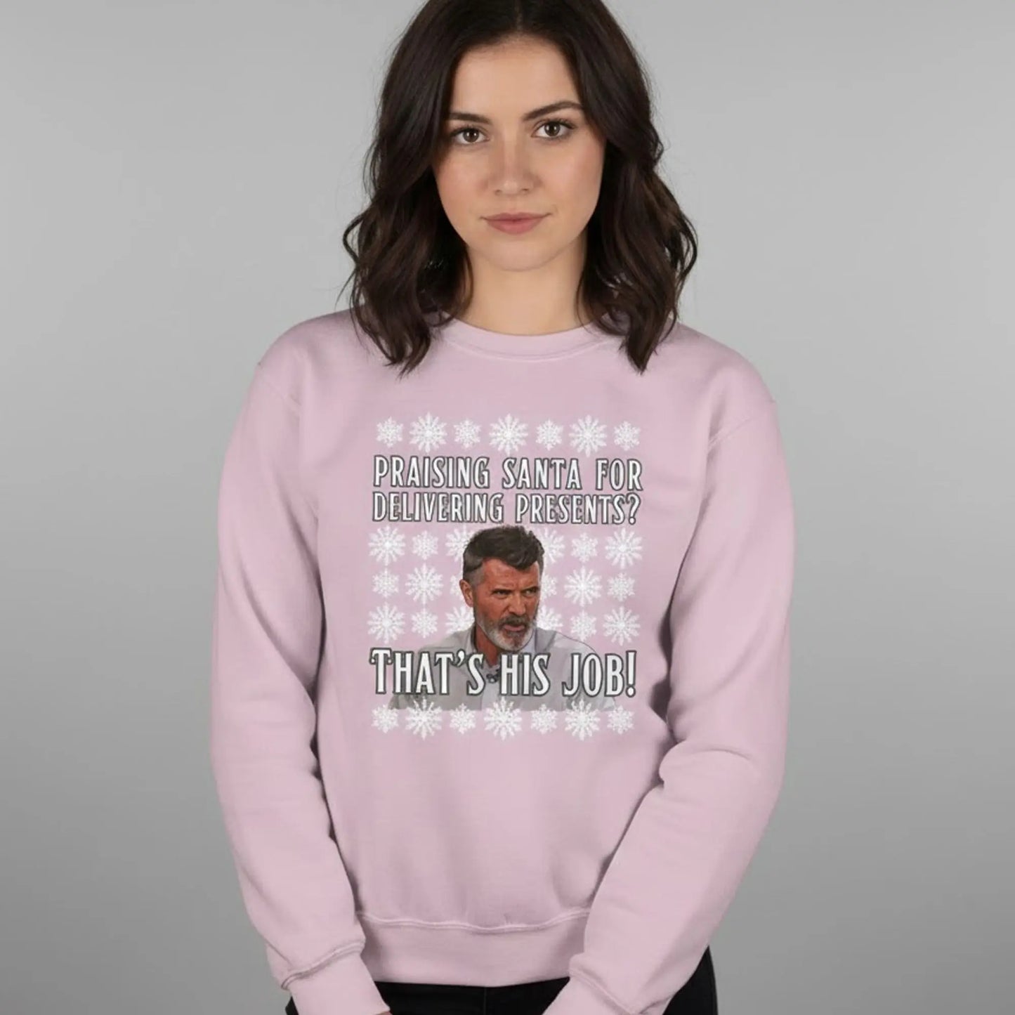 Wayne Rooney Roy Keane Thats His Job Christmas Sweatshirt