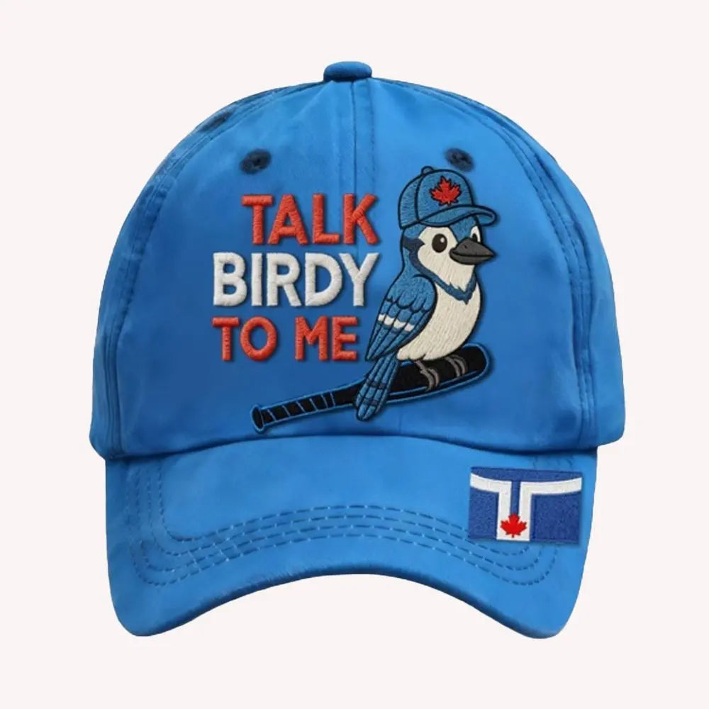 2025 Toronto Blue Jays Talk Birdy To Me Hat theclothingtribe
