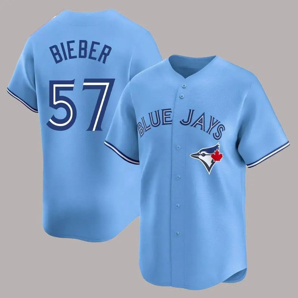2025 Toronto Blue Jays Shane Bieber Jersey theclothingtribe