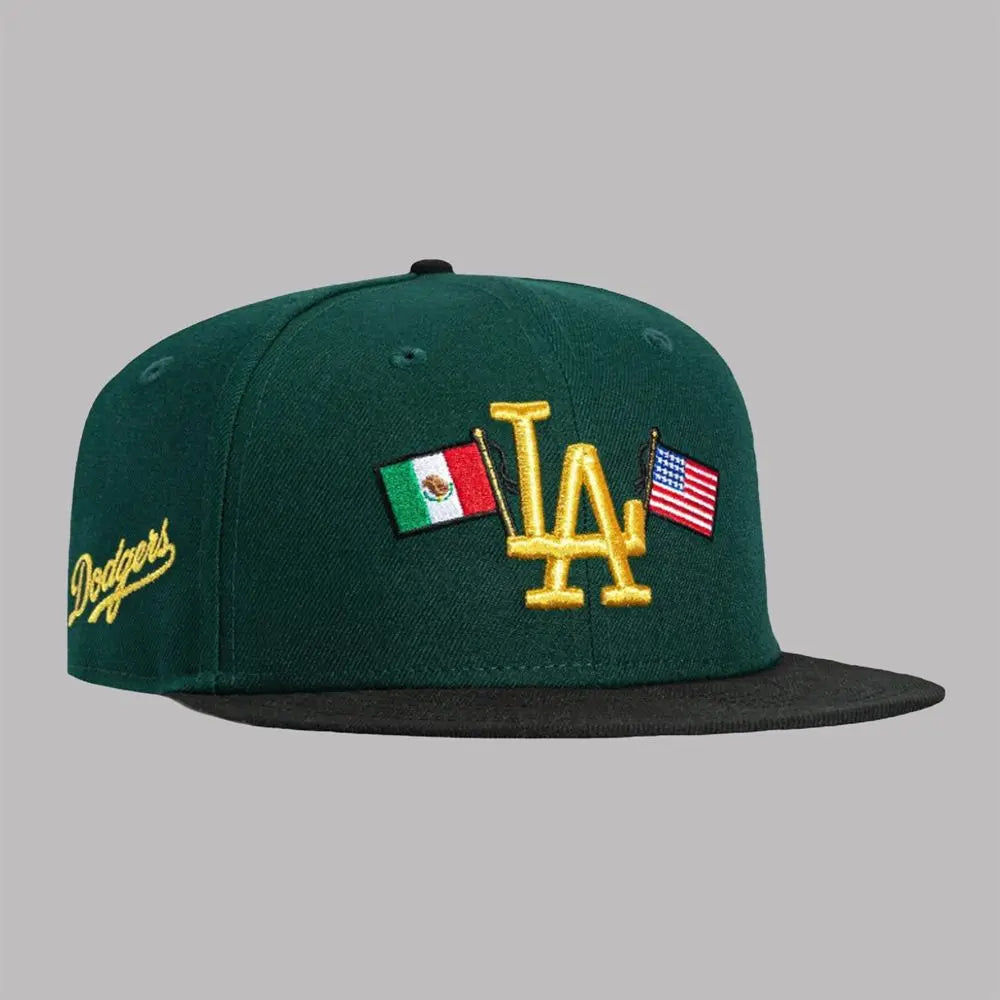 2025 Los Angeles Dodgers Mexico Vs Usa Flag Hat theclothingtribe